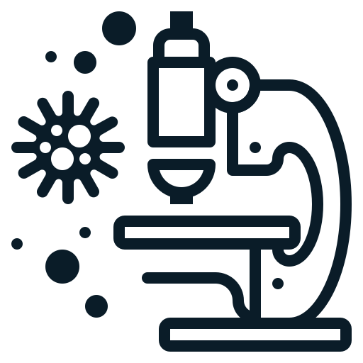 Coronavirus, medical, microbiology, research, science, virus icon