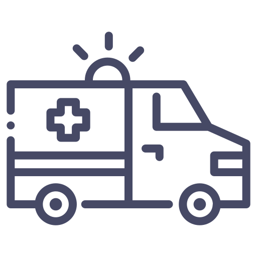 Ambulance, car, emergency, medical, transport, transportation icon
