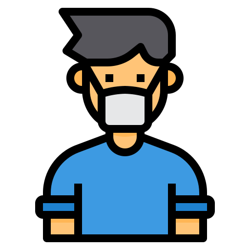 Mask, medical, pollution, security icon