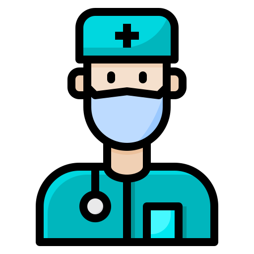 Avatar, doctor, healthcare, hospital, medical, coronavirus, covid-19 icon