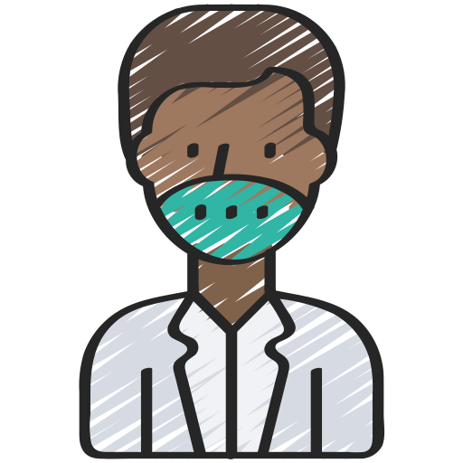 Avatar, coronavirus, doctor, male, medical, profession icon