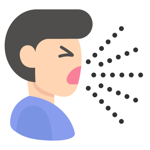 Cough, healthcare, illness, medical, pacient, sickness, sneeze icon