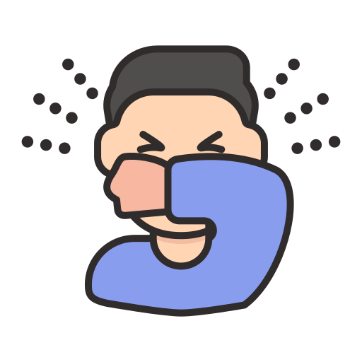 Cough, healthcare, illness, medical, pacient, sickness, sneeze icon