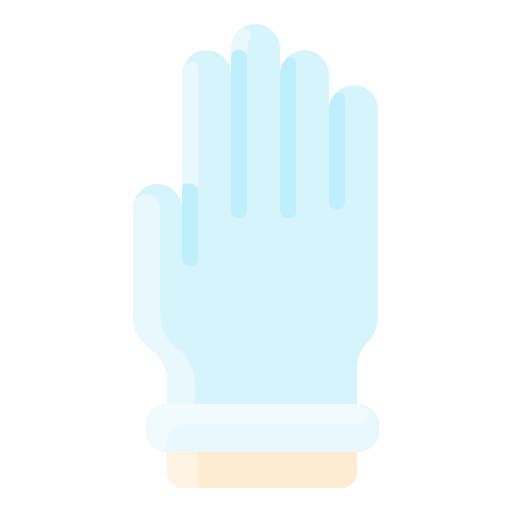 Gloves, hand, hygiene, latex, medical icon