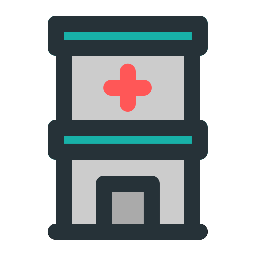 Building, clinic, health, hospital, medical icon