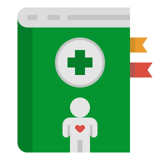 Book, education, handbook, medical, medicine icon