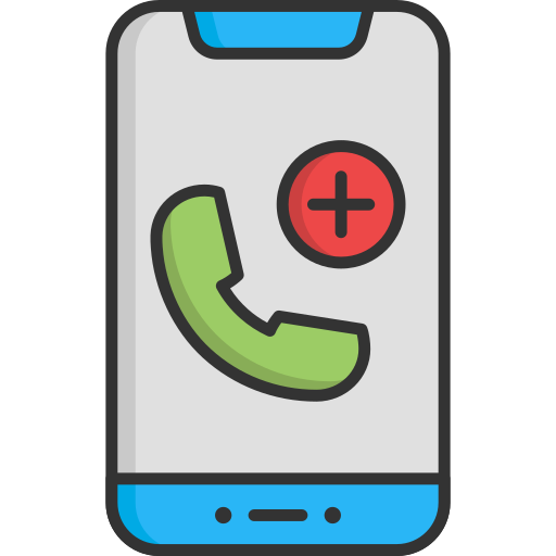 Call, communication, emergency, medical, phone icon