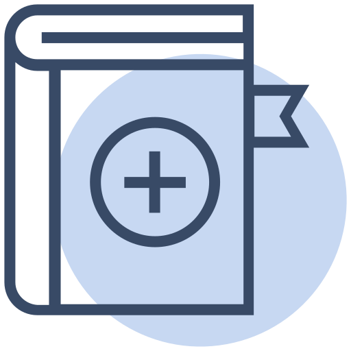 Book, corona, coronavirus, knowledge, medical, virus icon