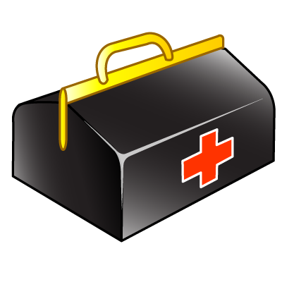 Bag, medical icon