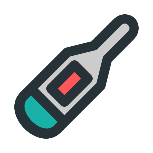 Fever, healthcare, medical, temperature, thermometer icon