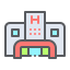 Corona Outbreak (Filled Outline) icon 64x64