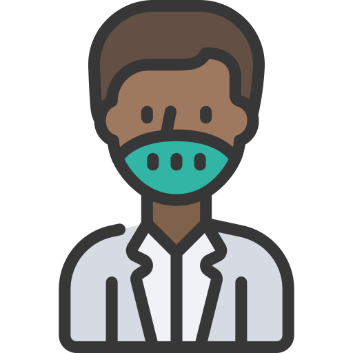 Avatar, coronavirus, doctor, male, medical, profession icon