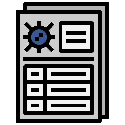 Coronavirus, file, medical, report, virus icon