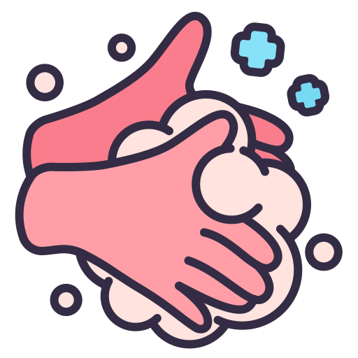 Cleaning, coronavirus, covid, hands, medical, soap, wash icon