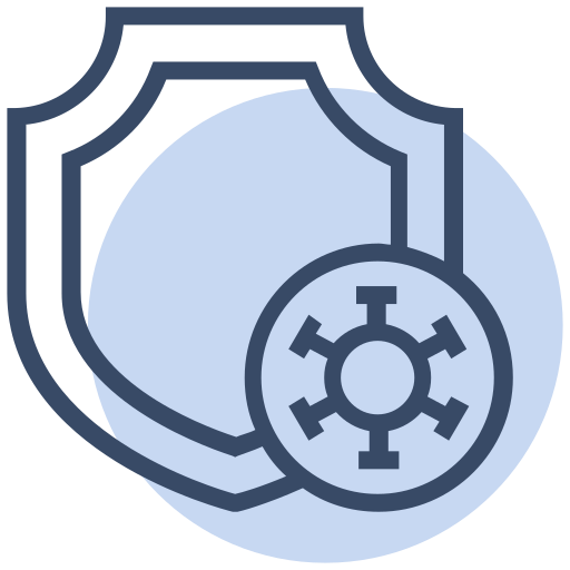 Corona, coronavirus, covid19, healthcare, medical, shield, virus icon