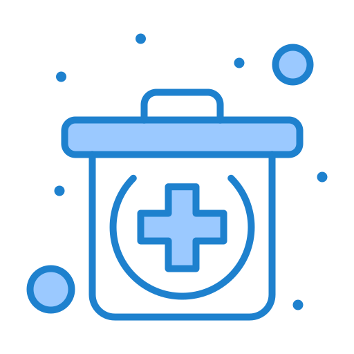 Emergency, kit, medical icon