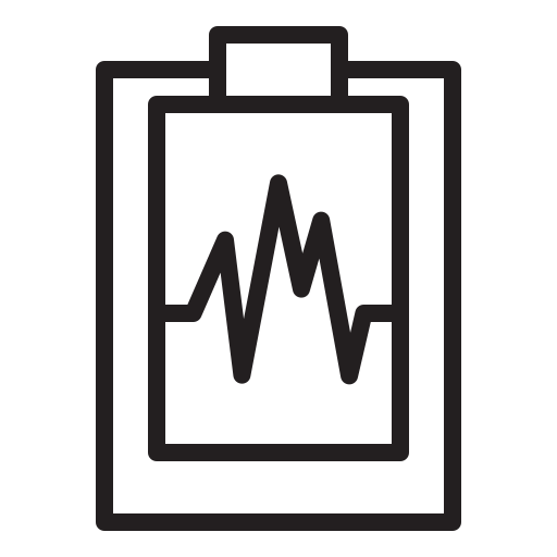 Board, health, heartbeat, medical, pandemic, people, sick icon