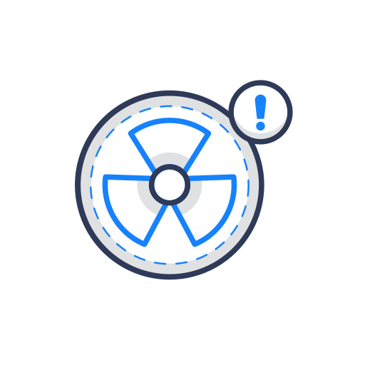 Danger, health, healthcare, medical, medicine, radiation, treatment icon