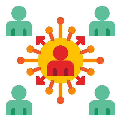 Coronavirus, covid, medical, spreader, super icon