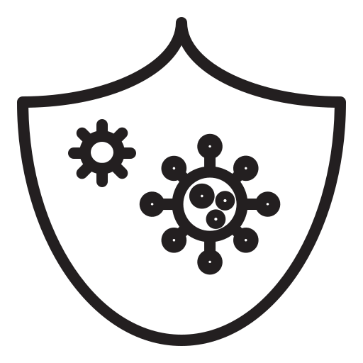Health, medical, pandemic, people, shiled, sick icon