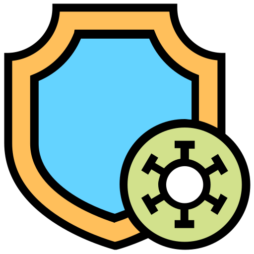 Corona, coronavirus, covid19, healthcare, medical, shield, virus icon