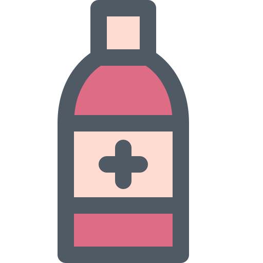 Alcohol, antiseptic, hygiene, medical icon