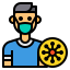 Coronavirus icon 64x64