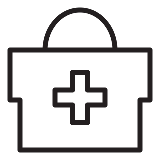 Bag, health, medical, pandemic, people, sick icon