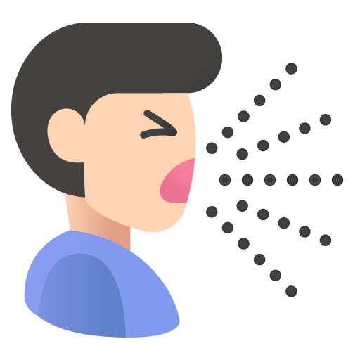 Cough, healthcare, illness, medical, pacient, sickness, sneeze icon