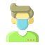 Corona Outbreak (Flat) icon 64x64