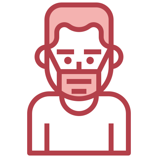 Coronavirus, mask, medical, security, sick icon