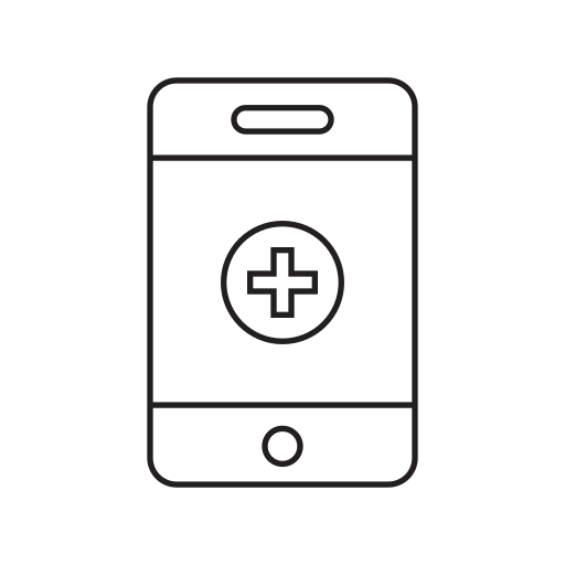 Medicine, online, health, healthcare, mobile icon