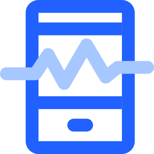Exercise, fitness, smartphone, sport, tracking icon