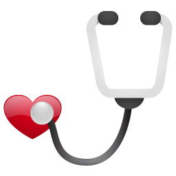 No, sh, stethoscope icon