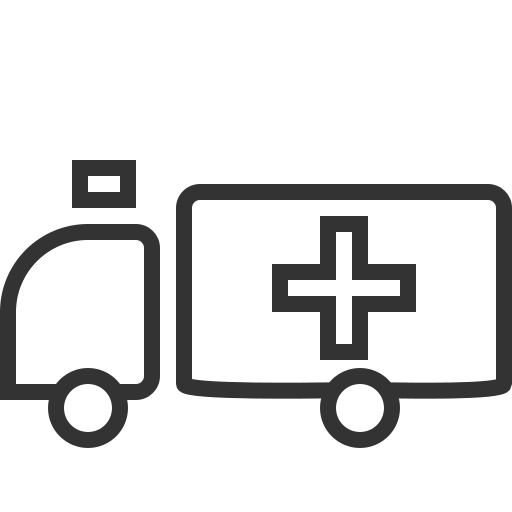 Ambulance, care, clinic, doctor, health, hospital, treatment icon
