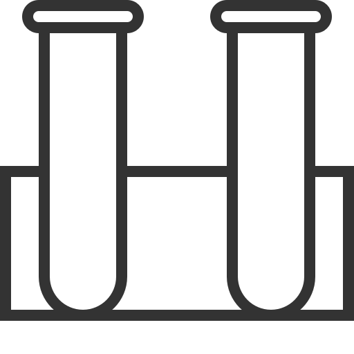 Care, clinic, doctor, hospital, lab, science, tube icon