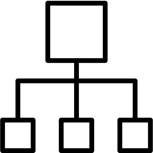 Essential, structure, web icon