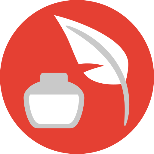 Pen, quill, feather, write, writing icon