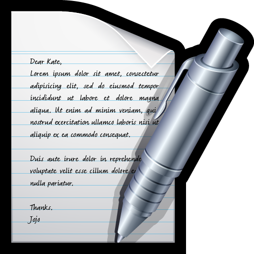 Edit, text, word, write icon