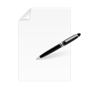 Pen, edit, write, file icon