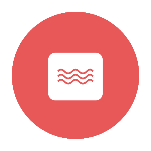 Comment, write, modern, content, news, message, red icon