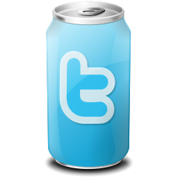 Bottle, can, drink, twitter icon