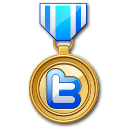Medal, twitter icon