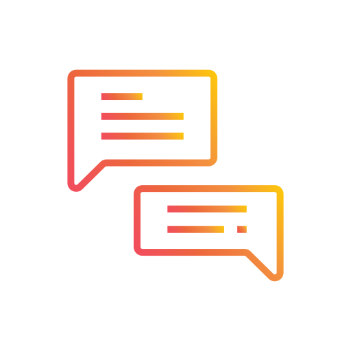 Communication, conversation, bubble, chat, message, text icon