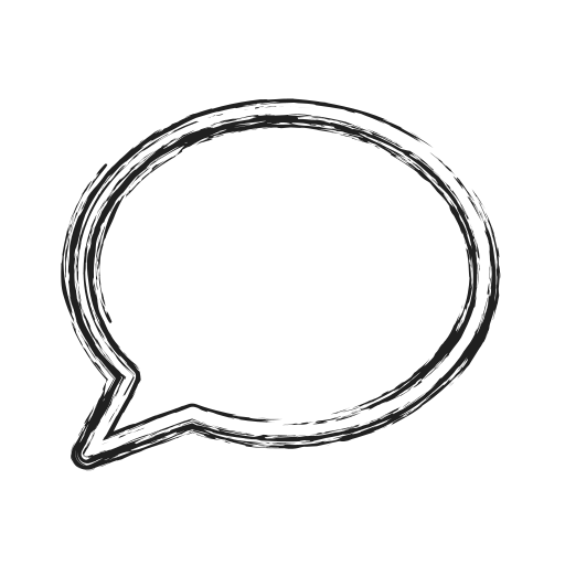 Bubble, chat, productivity, shape, social icon