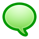 Bubble, chat, hi, talk icon