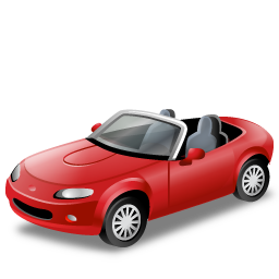 Cabriolet, car, mazda, red, transport, vehicle, mx icon