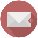 Mail,Red,Warning