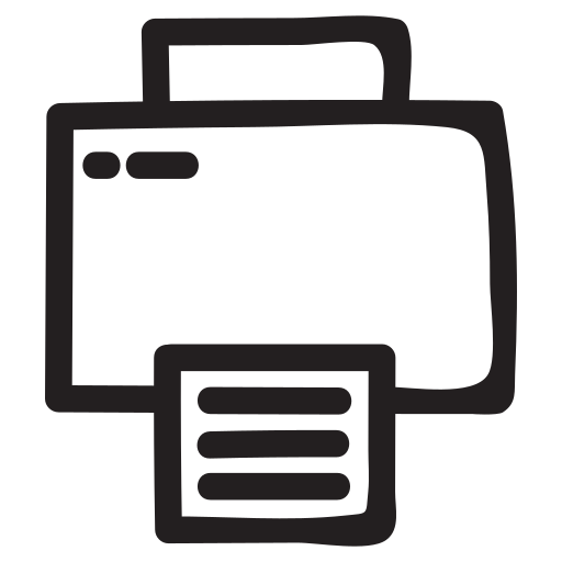 Computer, document, electronics, equipment, print, printer, printing icon
