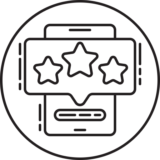 Rate, smartphone, mobile, phone icon